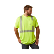 Ariat Men's Rebar Hi-Vis ANSI T-Shirt - Yellow by Lenny's Shoe & Apparel