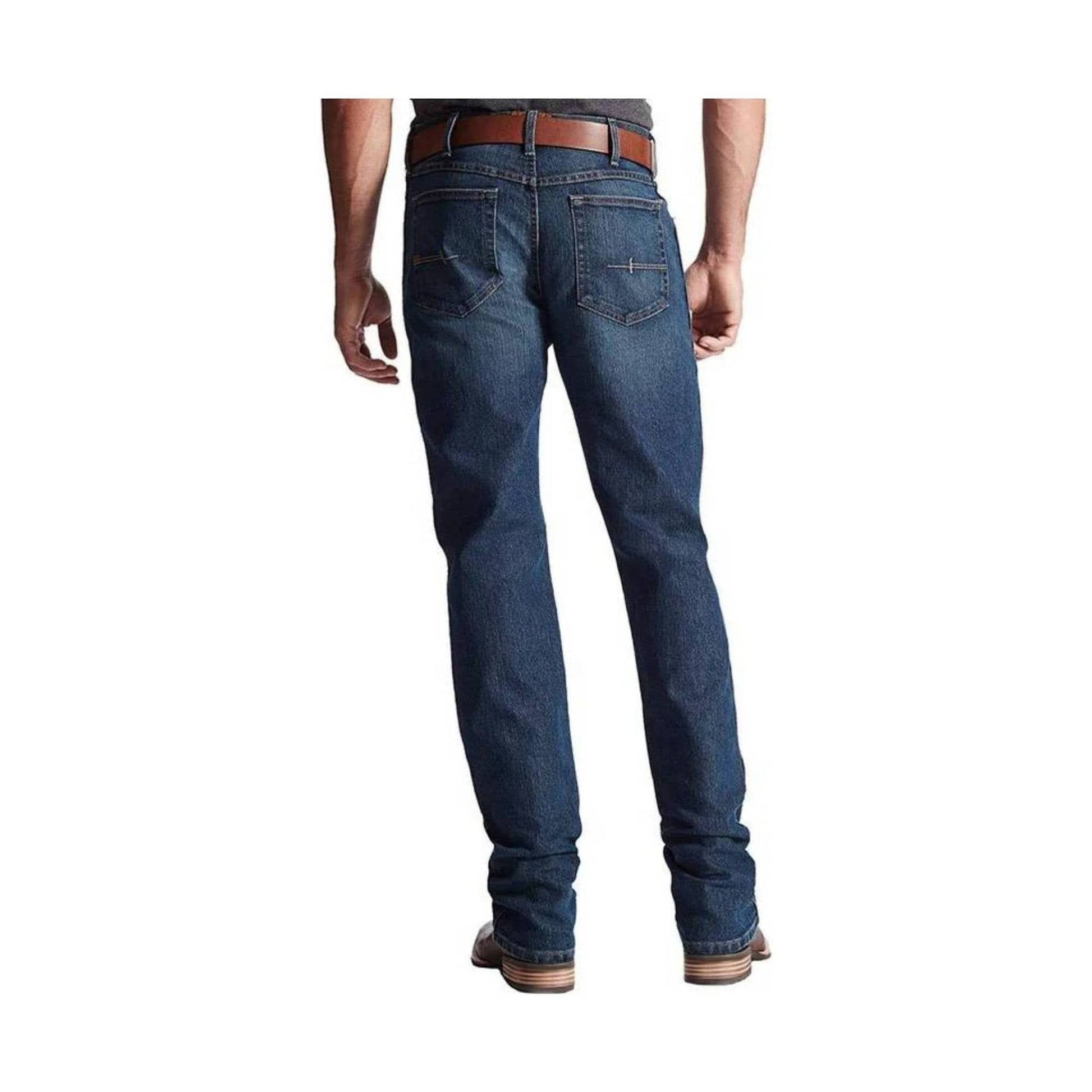 Ariat Men's Rebar M4 Low Rise Boot Cut Jean - Indigo by Lenny's Shoe & Apparel