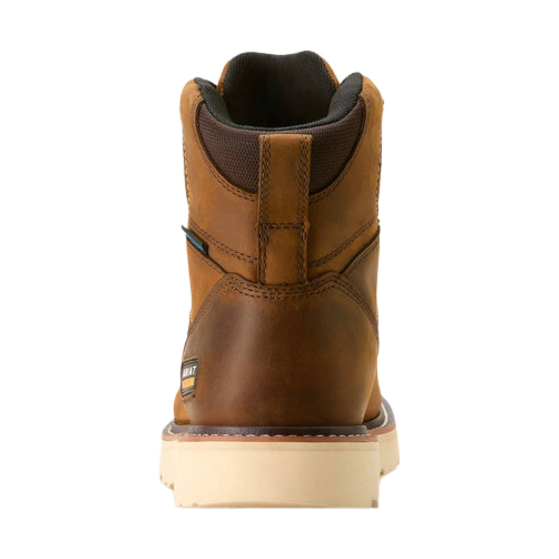 Ariat Men's Rebar Wedge Moc Toe 6 Inch Waterproof Work Boots - Distressed Brown by Lenny's Shoe & Apparel