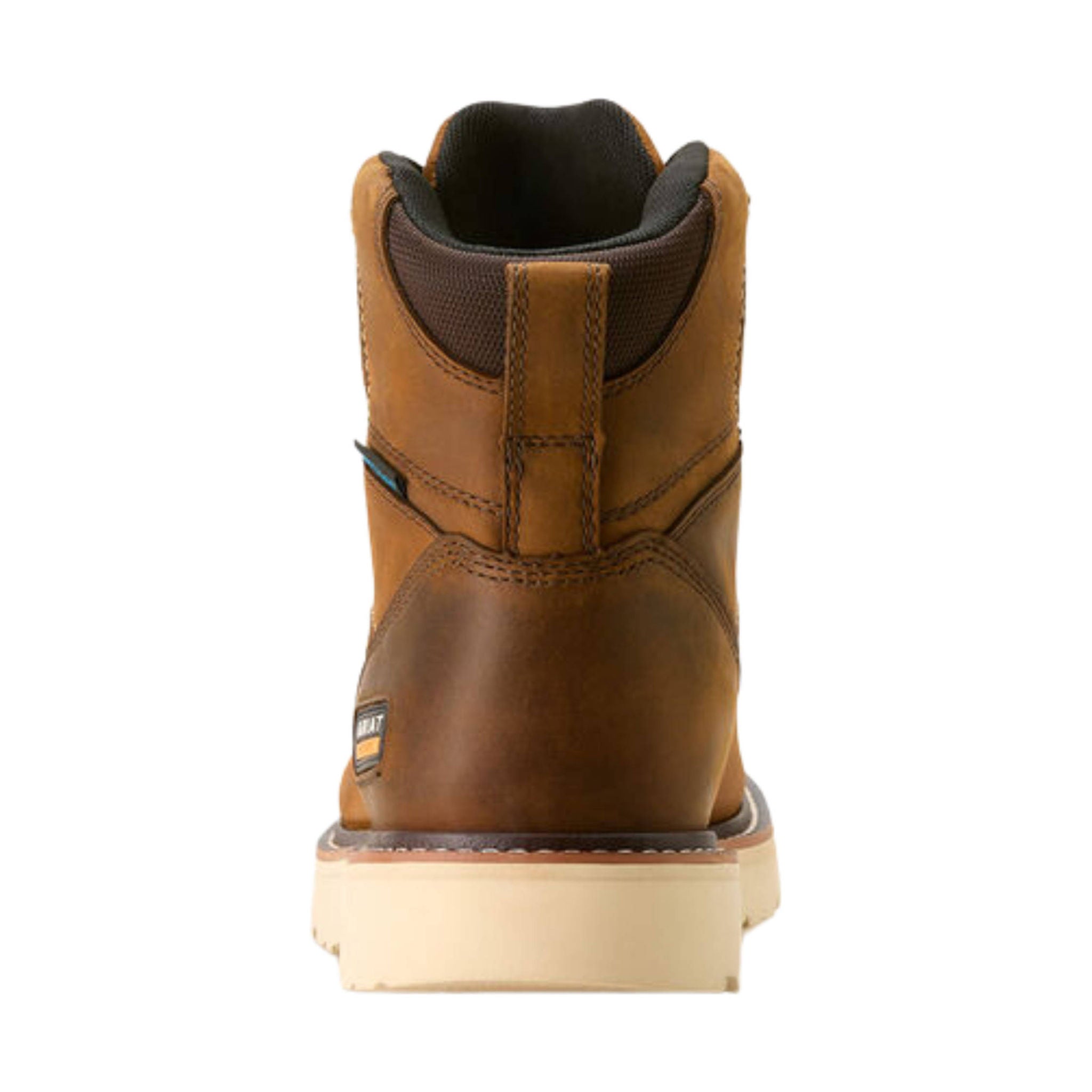 Ariat Men's Rebar Wedge Moc Toe 6 Inch Waterproof Work Boots - Distressed Brown by Lenny's Shoe & Apparel