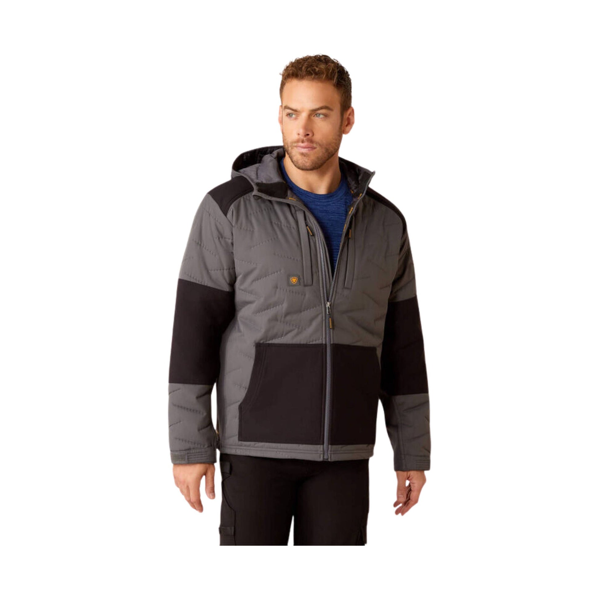 Ariat Men's Rebar Winter Cloud 9 Water Resistant Insulated Jacket - Rebar Grey by Lenny's Shoe & Apparel