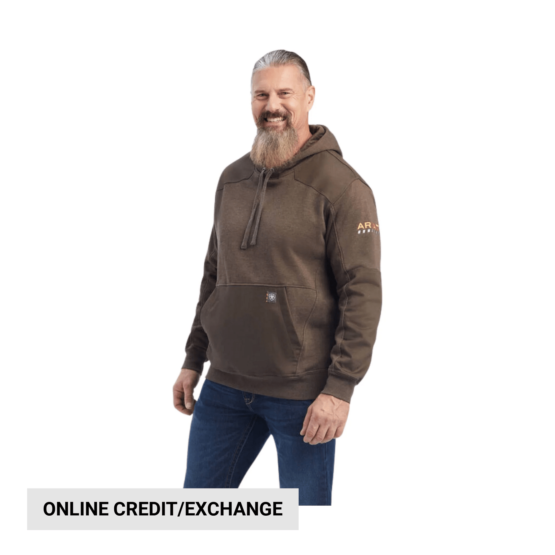 Ariat Men's Rebar Workman DuraCanvas Hoodie - Wren Heather by Lenny's Shoe & Apparel