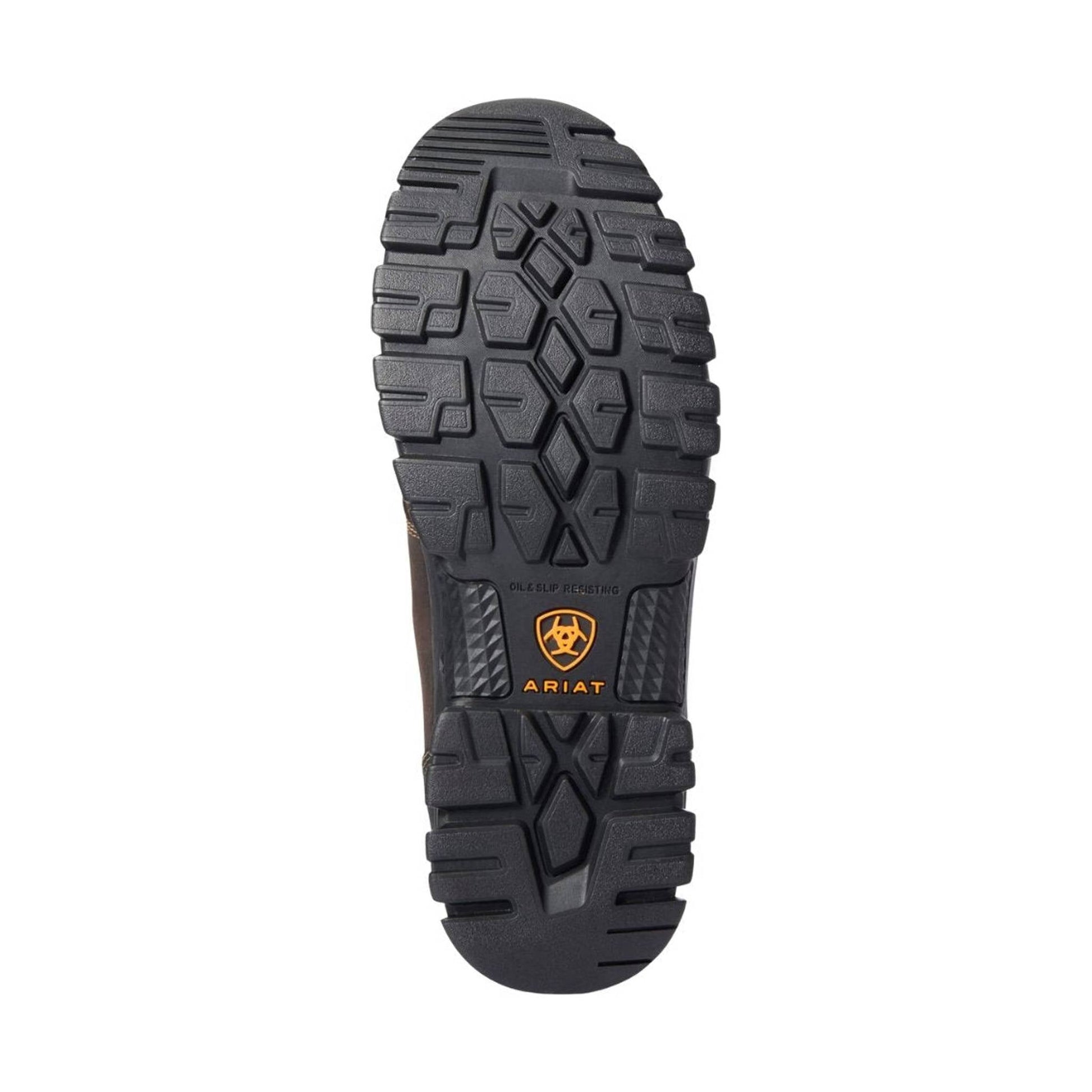 Ariat Men's Treadfast 6in Waterproof Steel Toe Work Boot - Dark Brown by Lenny's Shoe & Apparel