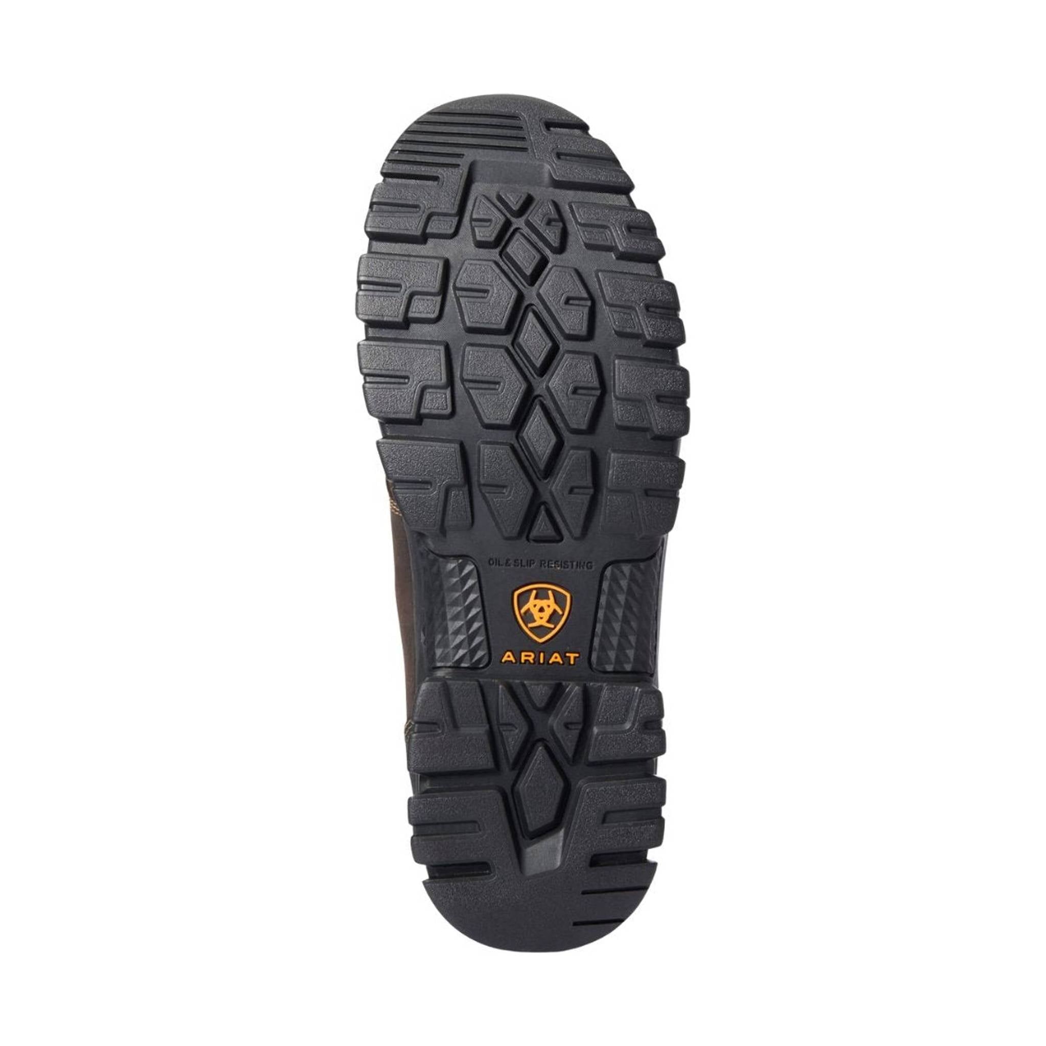 Ariat Men's Treadfast 6in Waterproof Steel Toe Work Boot - Dark Brown by Lenny's Shoe & Apparel