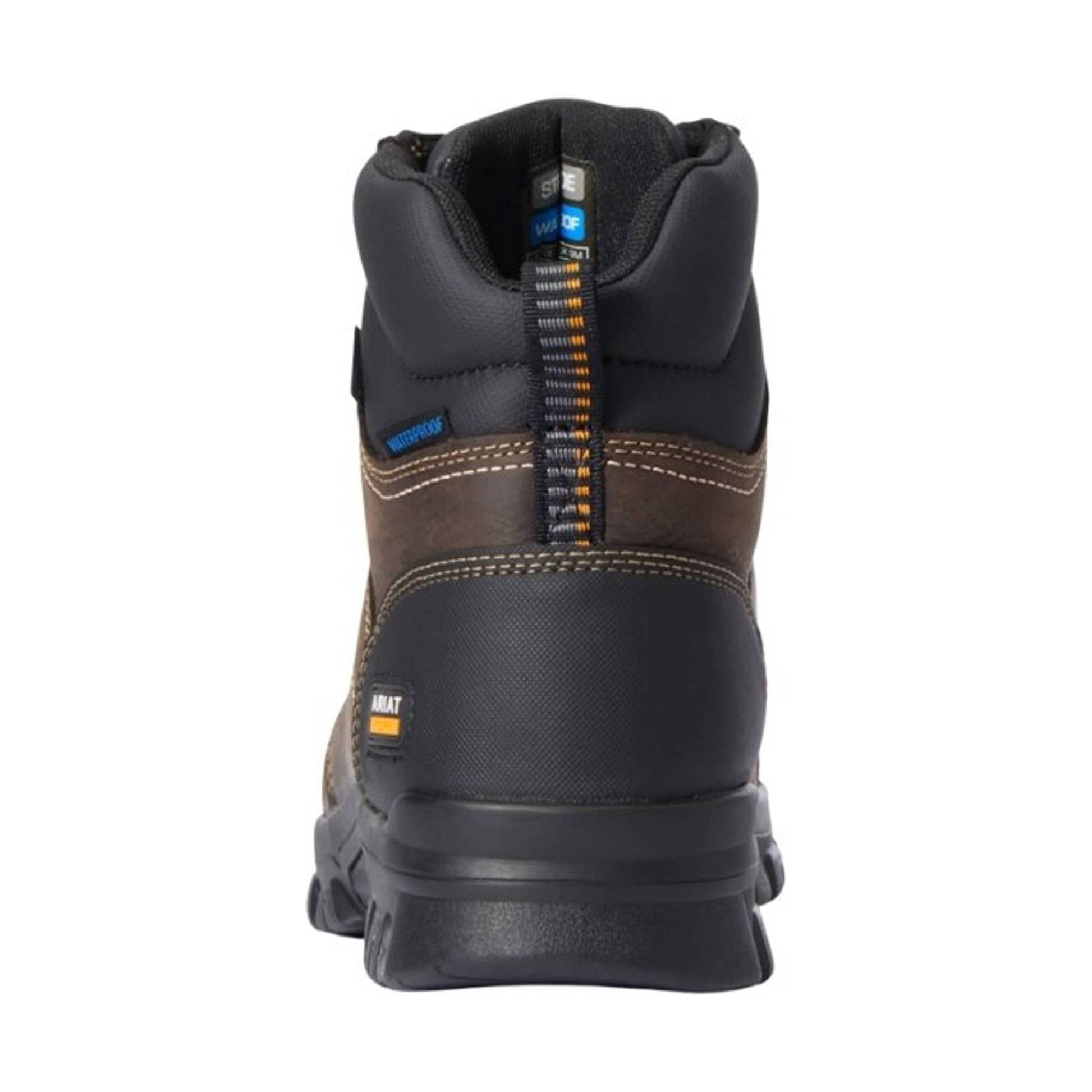 Ariat Men's Treadfast 6in Waterproof Steel Toe Work Boot - Dark Brown by Lenny's Shoe & Apparel