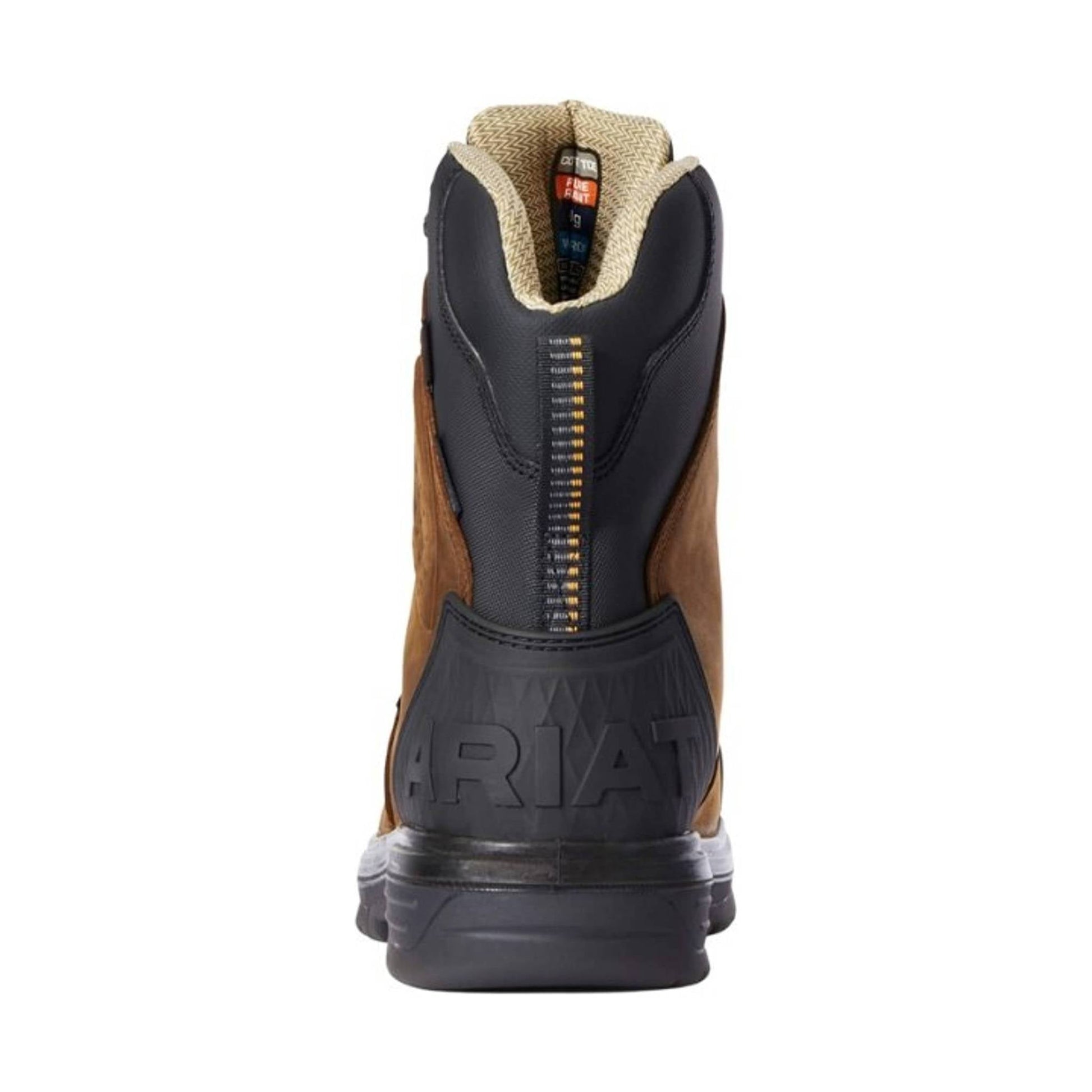Ariat Men's Turbo Outlaw 8 Inch CSA Waterproof 400G Insulated Carbon Safety Toe Work Boot - Dark Brown by Lenny's Shoe & Apparel