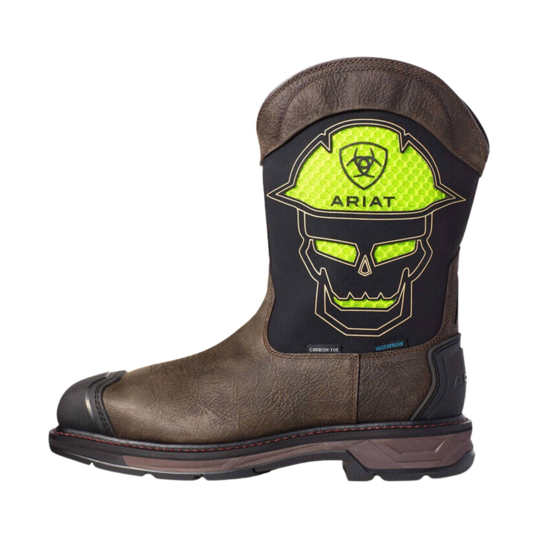 Ariat Men's WorkHog XT VentTEK Bold Waterproof Carbon Toe Work Boot - Iron Coffee by Lenny's Shoe & Apparel