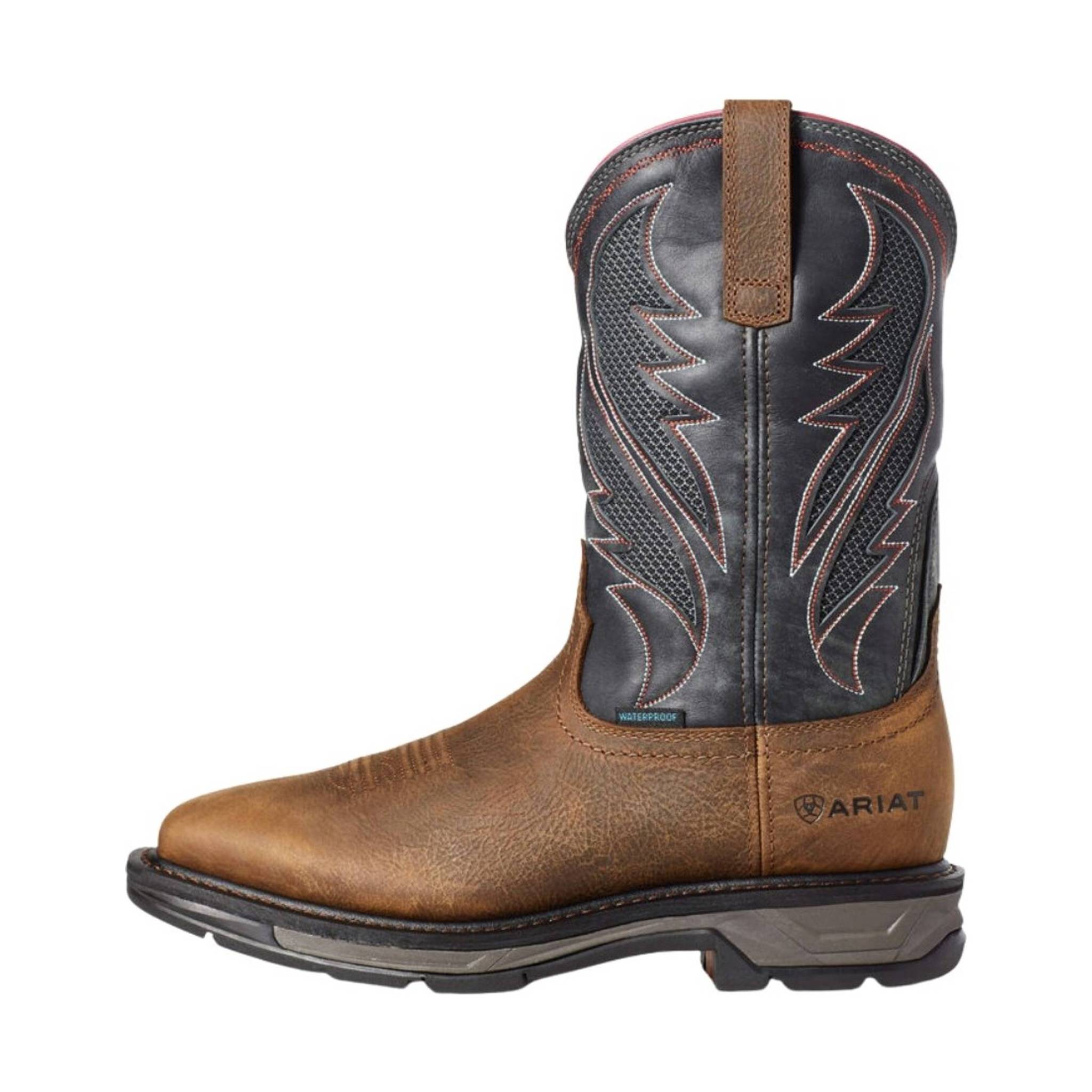 Ariat Men's WorkHog XT VentTEK Waterproof Work Boot - Rye Brown by Lenny's Shoe & Apparel