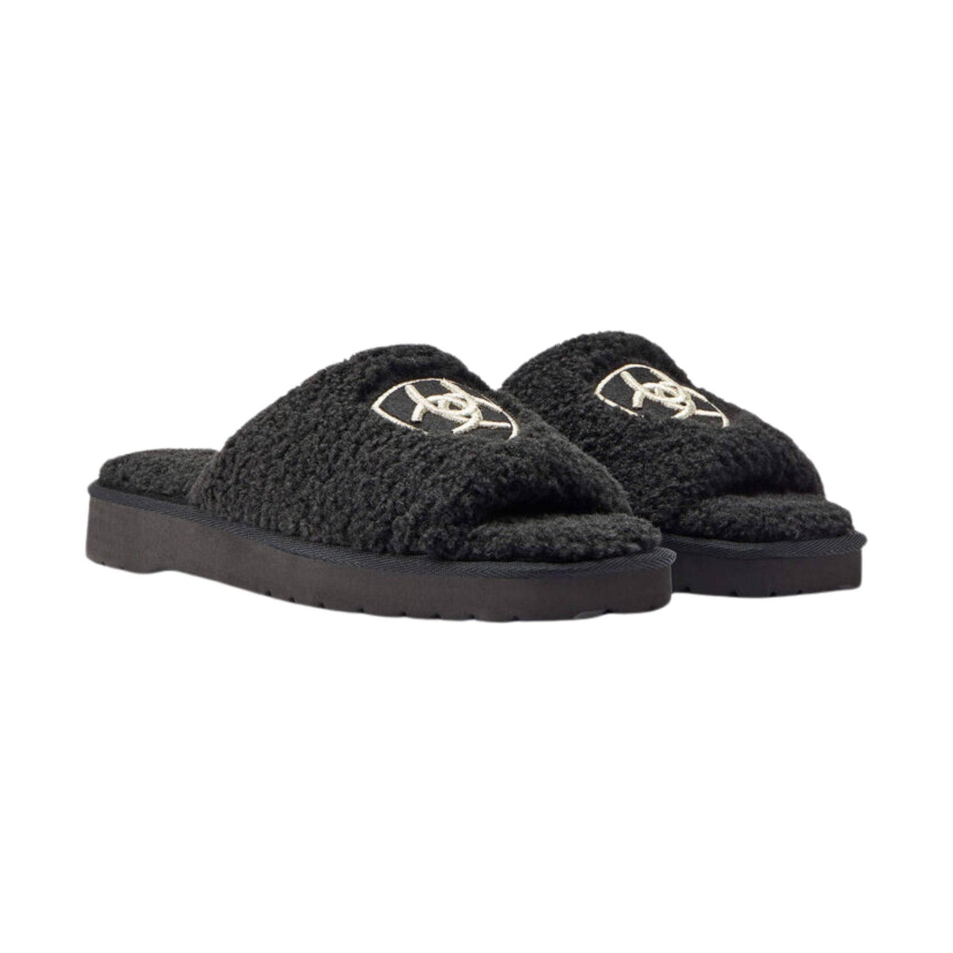 Ariat Women's Cozy Slide Slippers - Black by Lenny's Shoe & Apparel