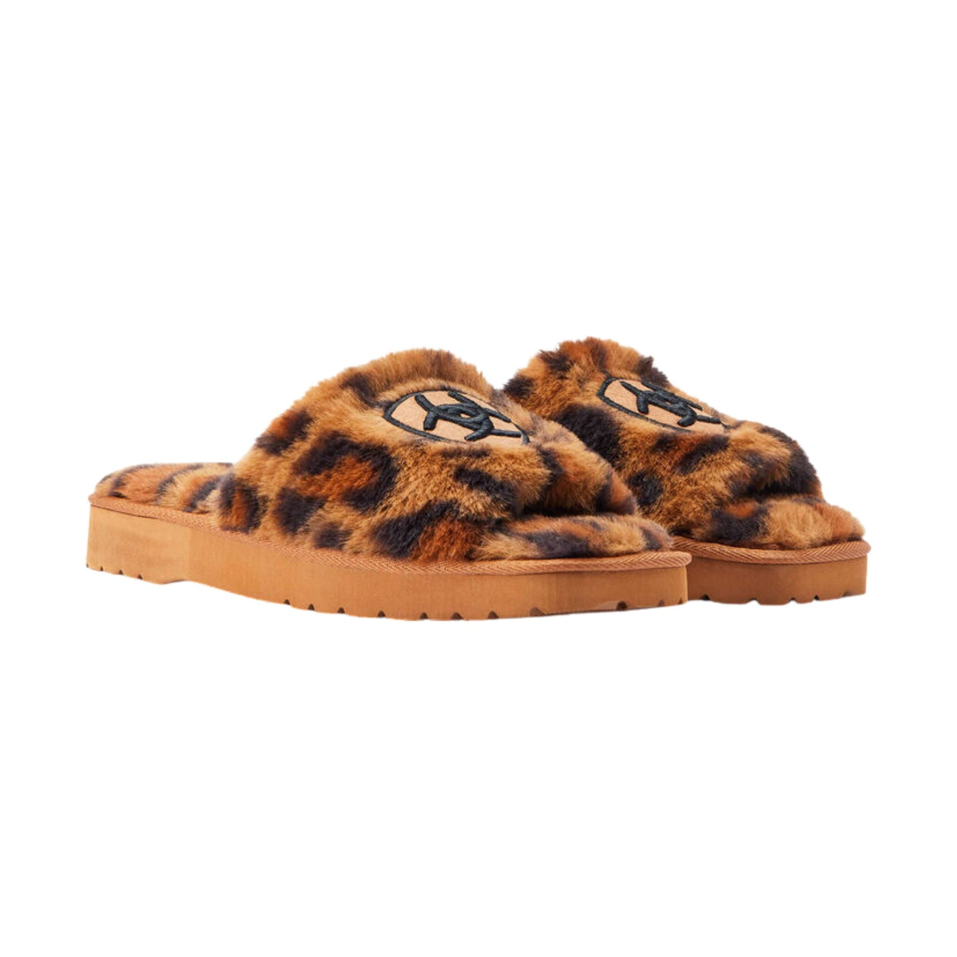 Ariat Women's Cozy Slide Slippers - Leopard by Lenny's Shoe & Apparel
