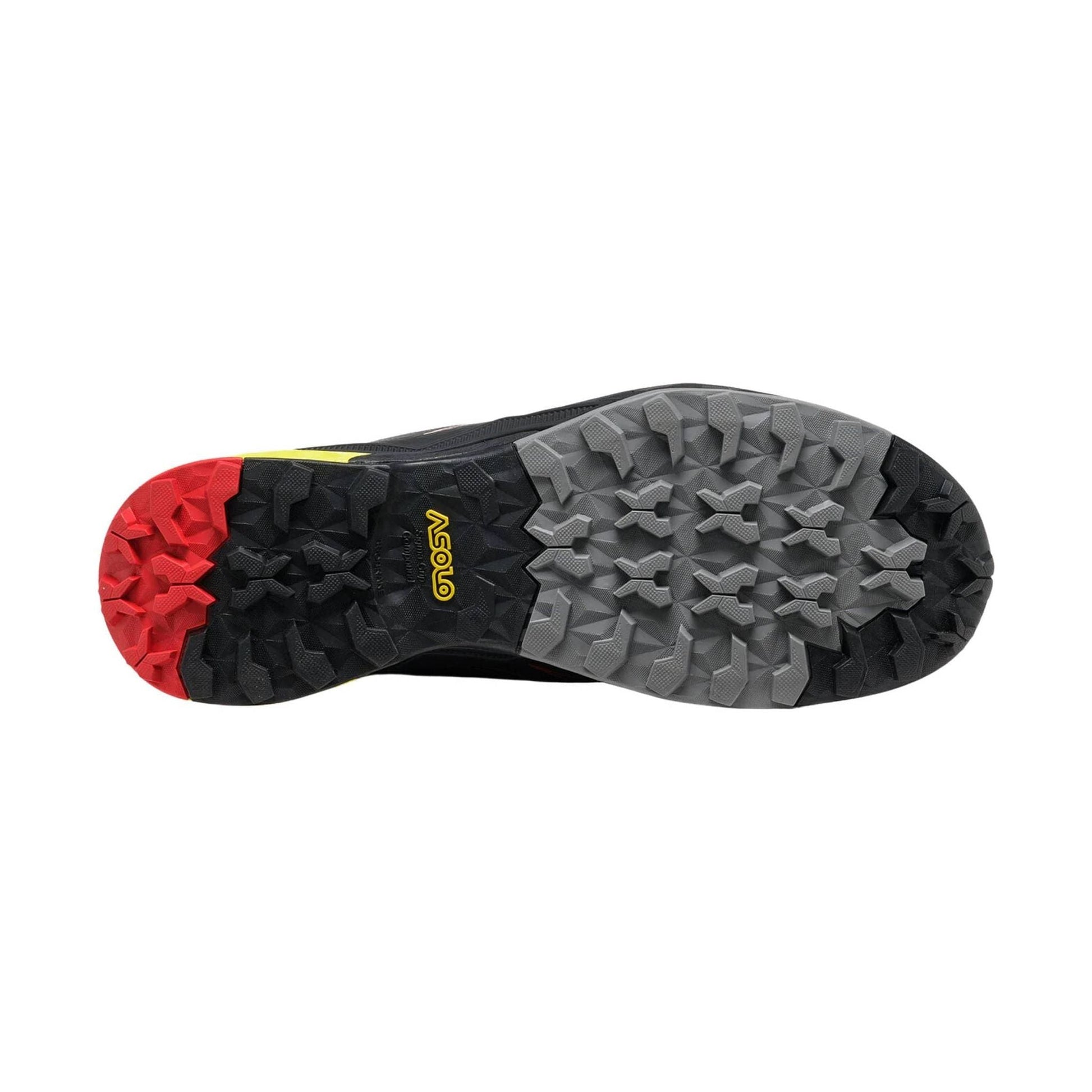 Asolo Men's Softrock Hiking Shoes - Black/Yellow by Lenny's Shoe & Apparel