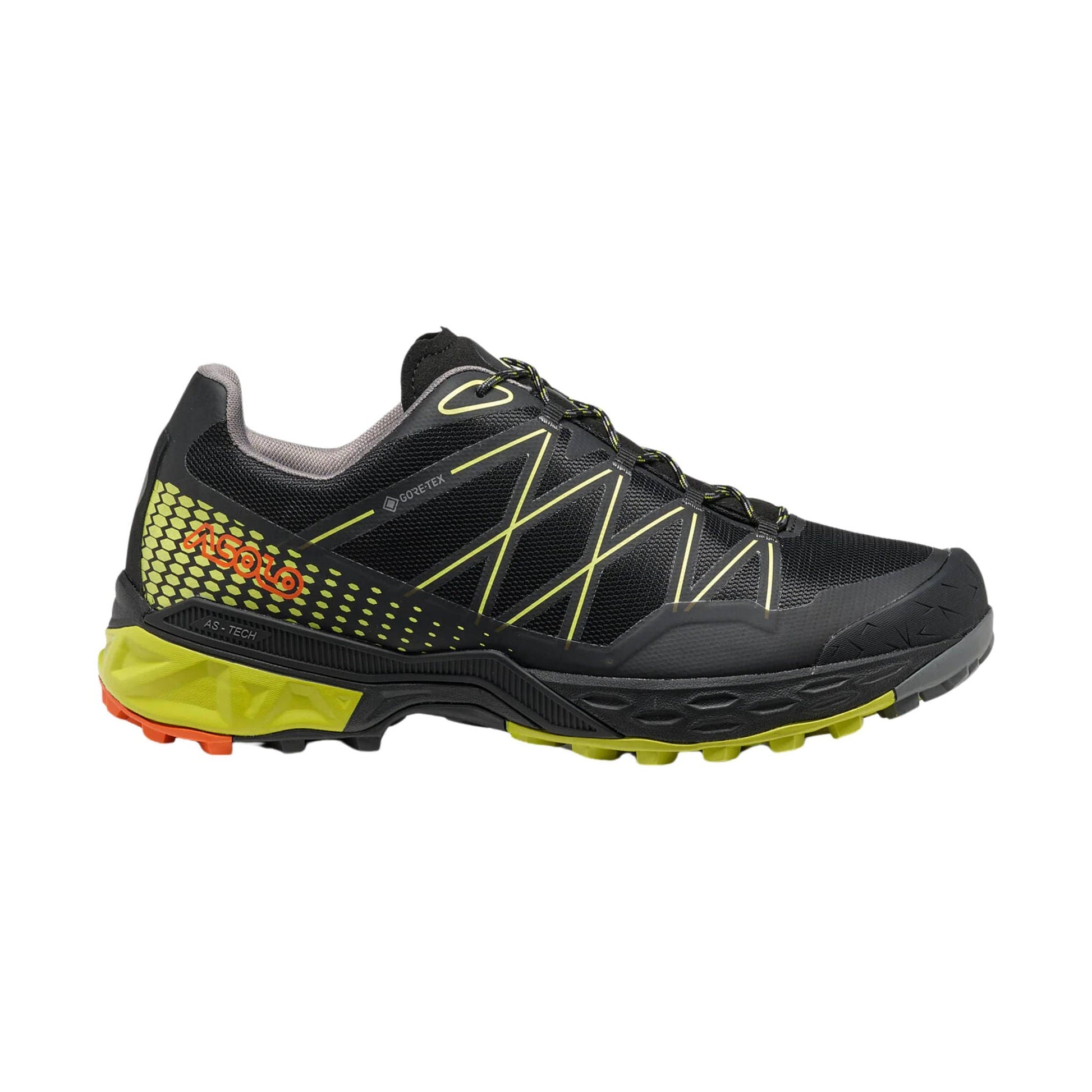 Asolo Men's Tahoe GTX Hiking Shoes - Black/Safety Yellow by Lenny's Shoe & Apparel