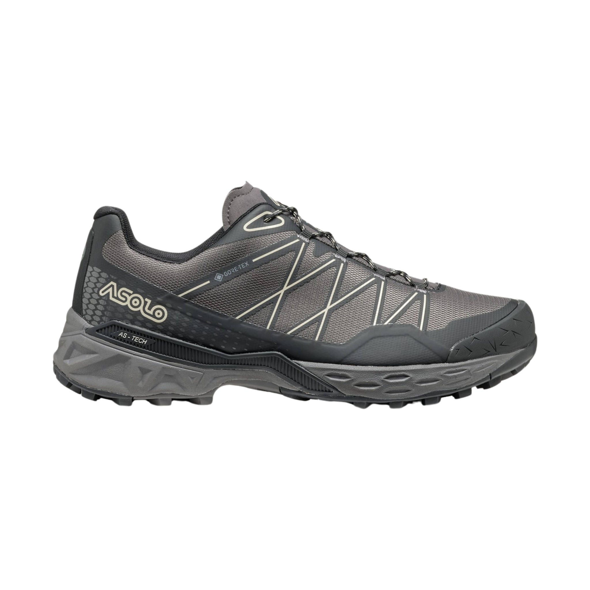 Asolo Men's Tahoe GTX Hiking Shoes - Shark Grey/Black/Beige by Lenny's Shoe & Apparel