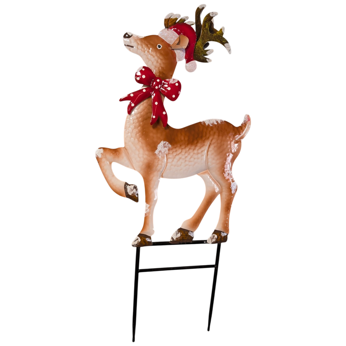 Metal Reindeer Stake - 34 Inch