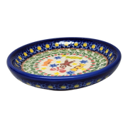 Ceramic Snack Plate - Gingerbread Celebration Pattern