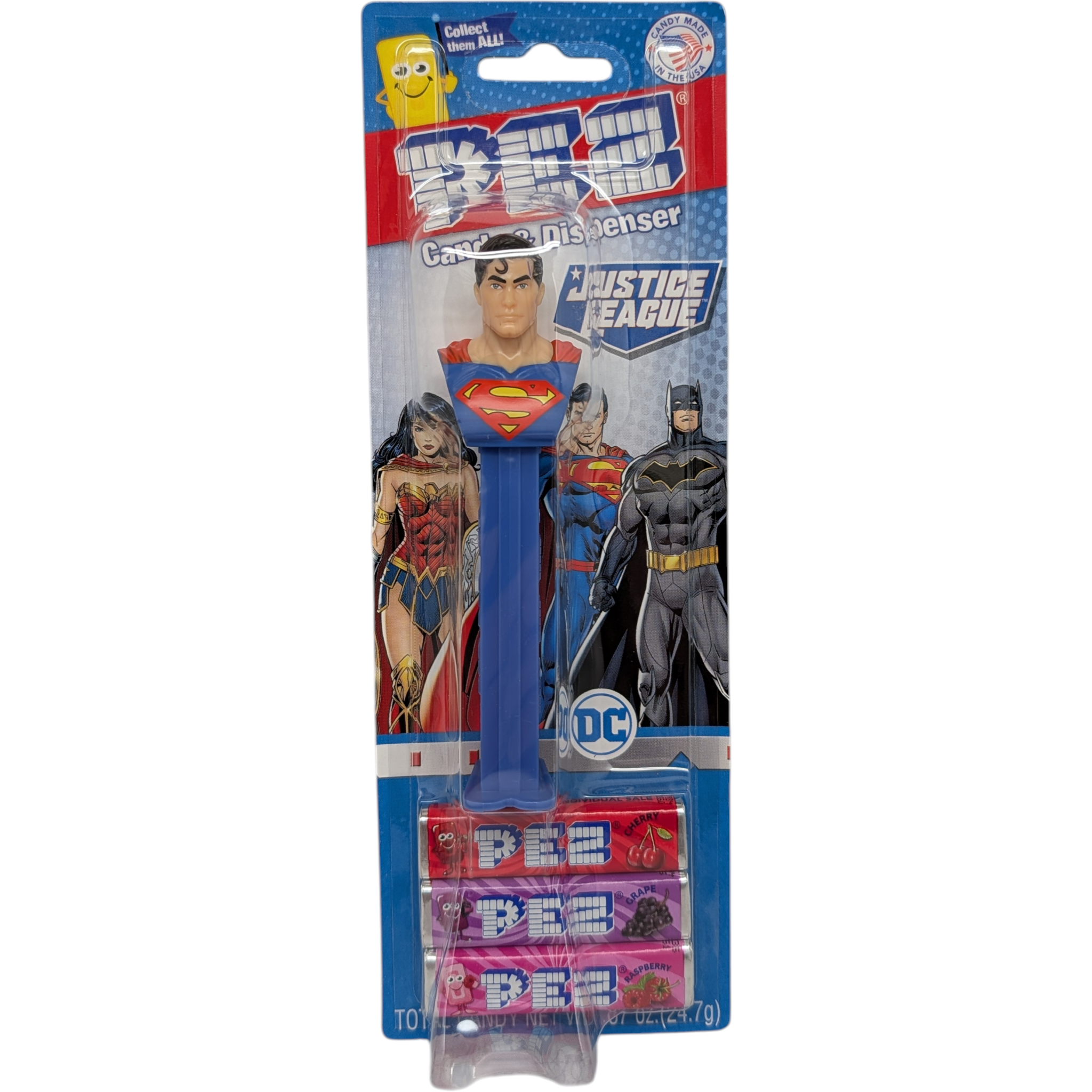 Pez Candy Dispenser - Justice League - Superman