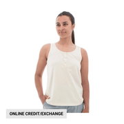 Aventura Women's Adele Tank Top - Vaporous Grey by Lenny's Shoe & Apparel