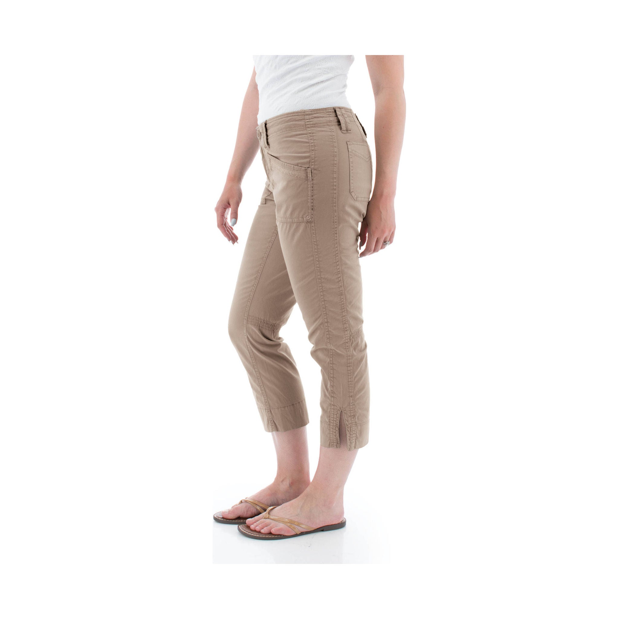 Aventura Women's Arden Organic Cotton Crop Pant - Cinder by Lenny's Shoe & Apparel