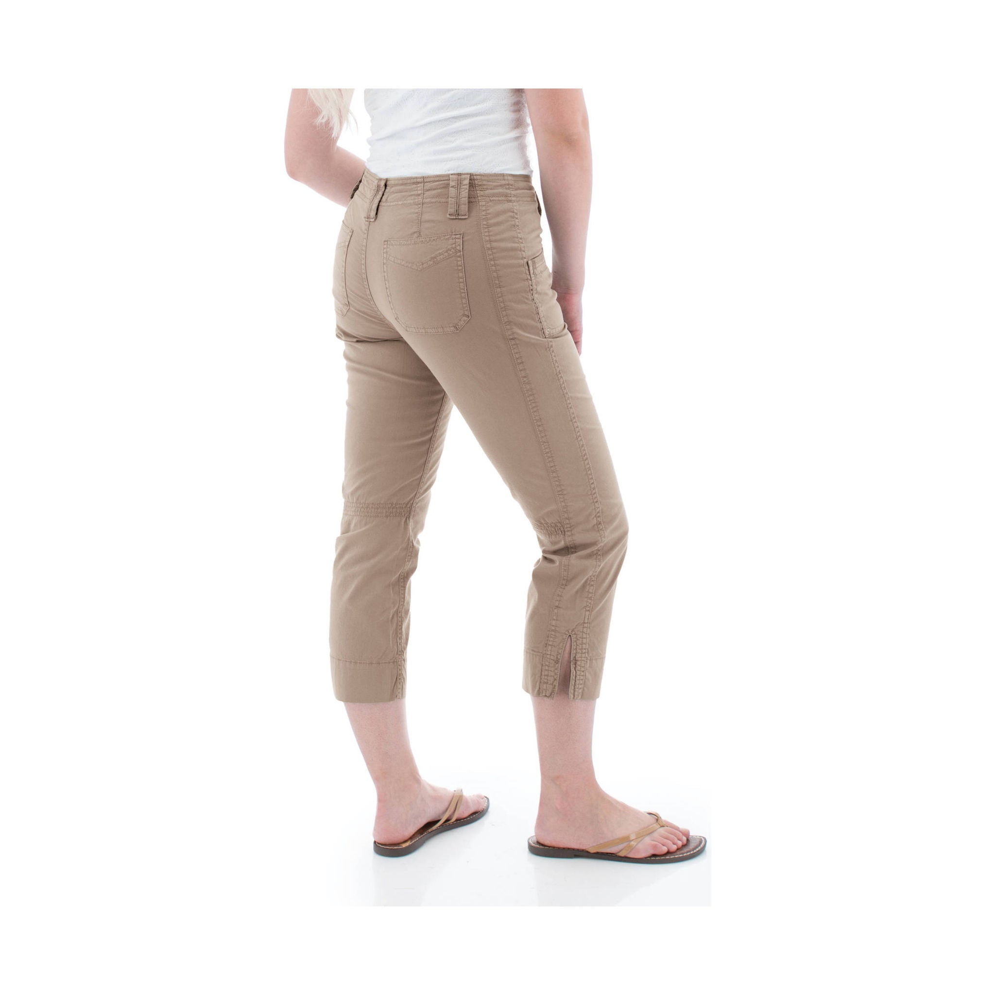 Aventura Women's Arden Organic Cotton Crop Pant - Cinder by Lenny's Shoe & Apparel