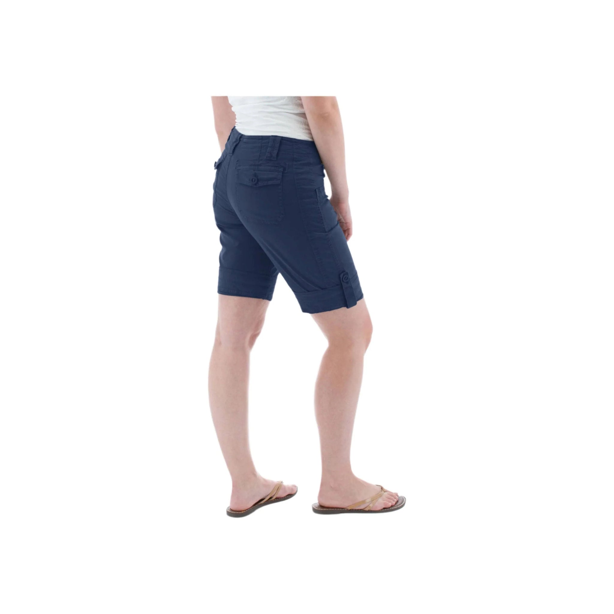 Aventura Women's Arden Roll Up Organic Short - Insignia Blue by Lenny's Shoe & Apparel