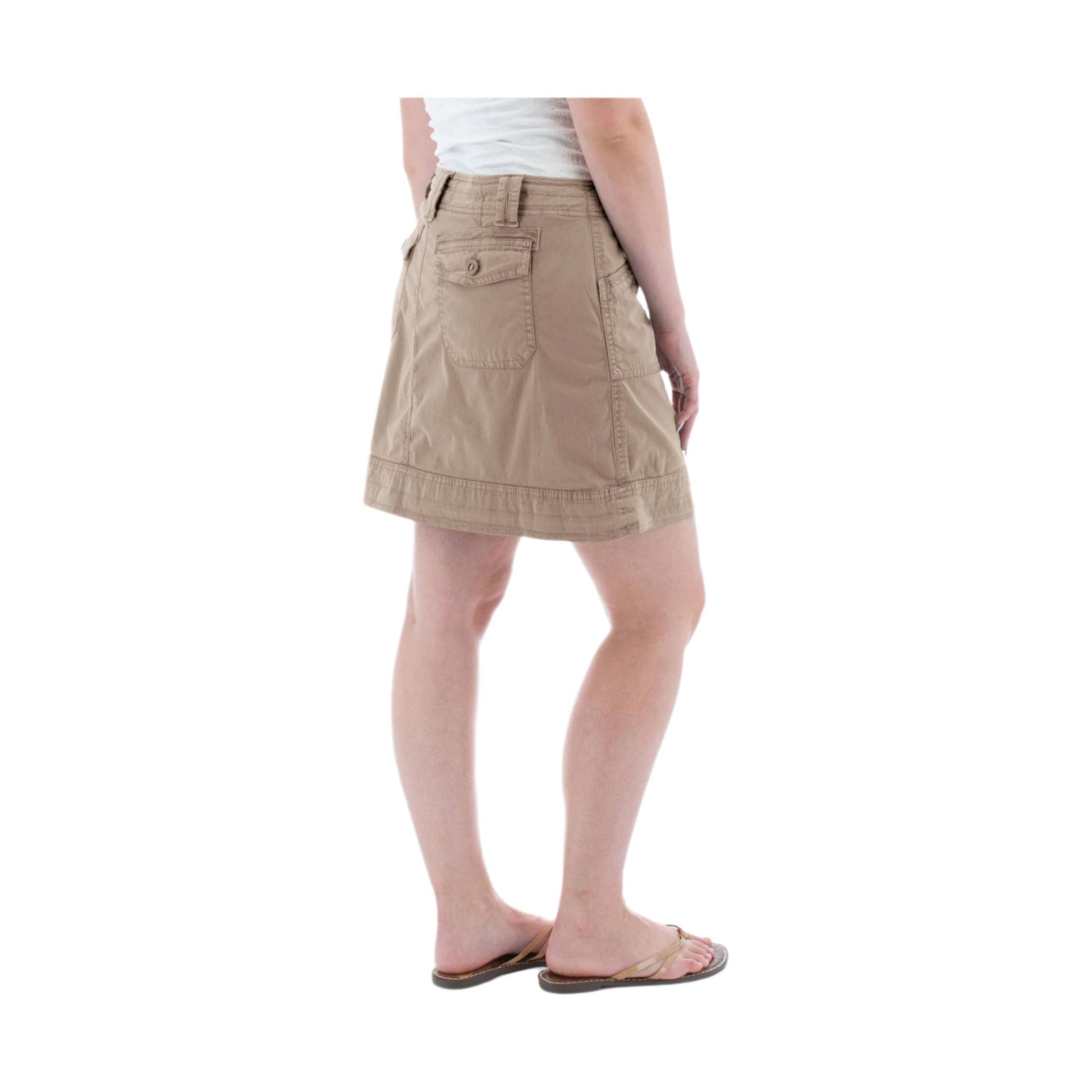 Aventura Women's Arden Woven Organic Skort - Cinder by Lenny's Shoe & Apparel