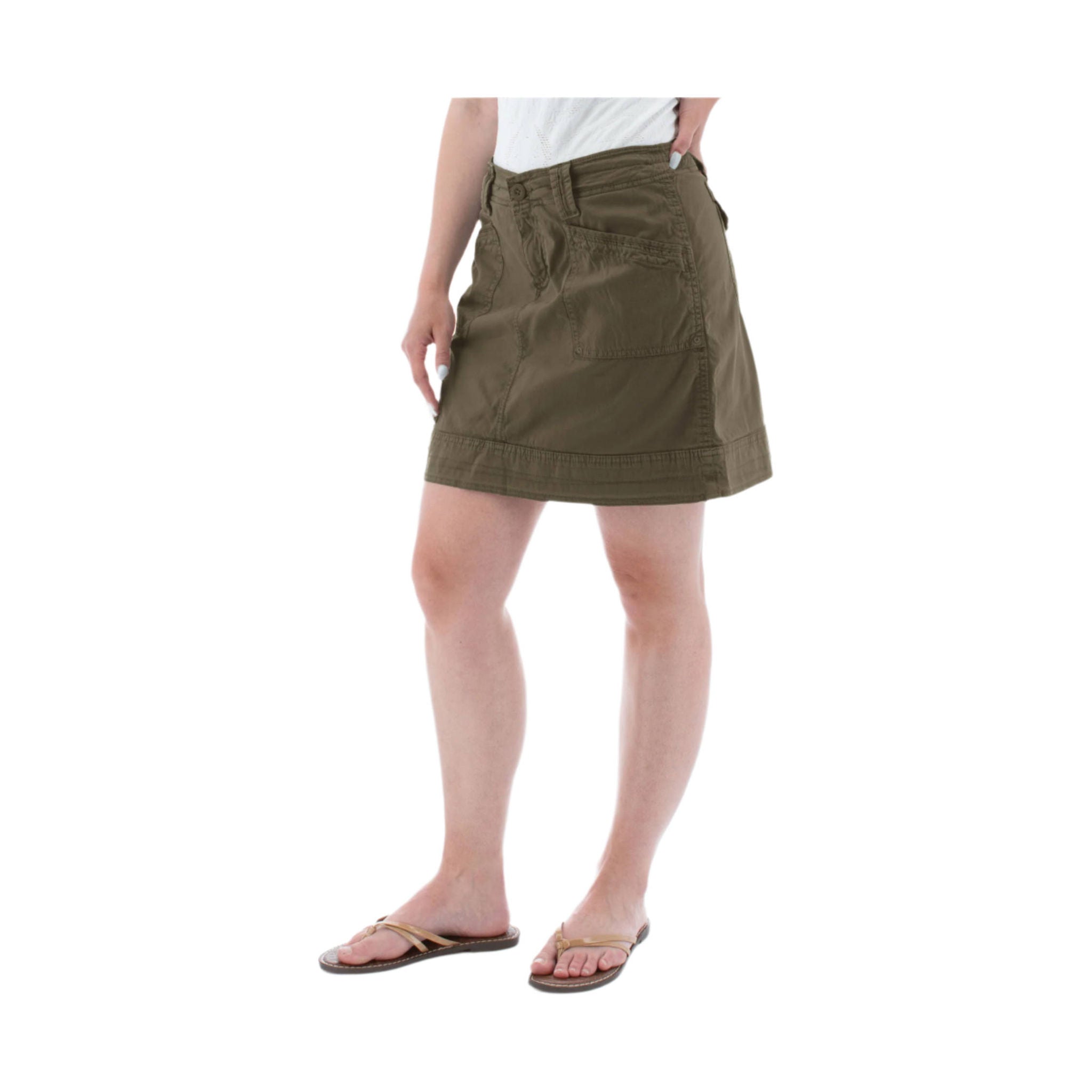 Aventura Women's Arden Woven Organic Skort - Grape Leaf by Lenny's Shoe & Apparel