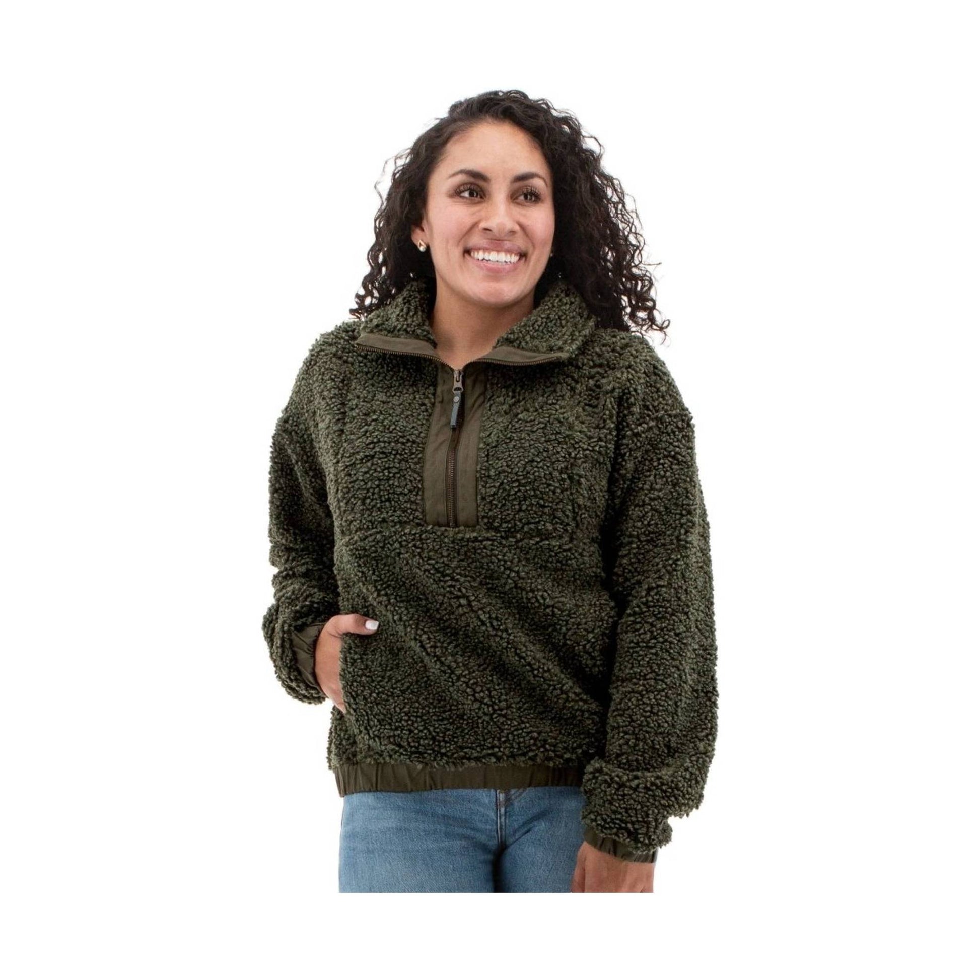 Aventura Women's Astoria Fleece Top - Forest Night by Lenny's Shoe & Apparel