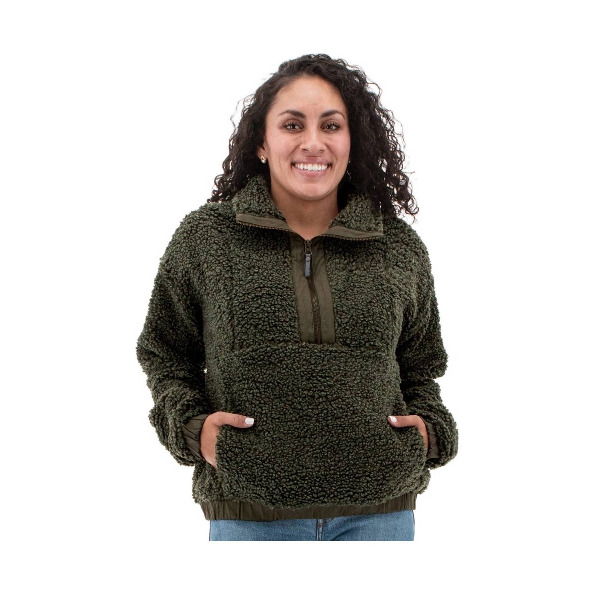 Aventura Women's Astoria Fleece Top - Forest Night by Lenny's Shoe & Apparel