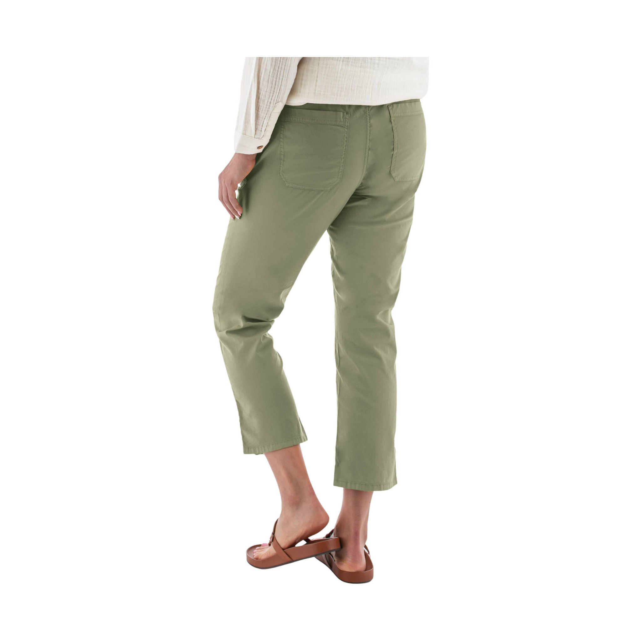 Aventura Women's Ballard Ankle Pant - Oil Green by Lenny's Shoe & Apparel
