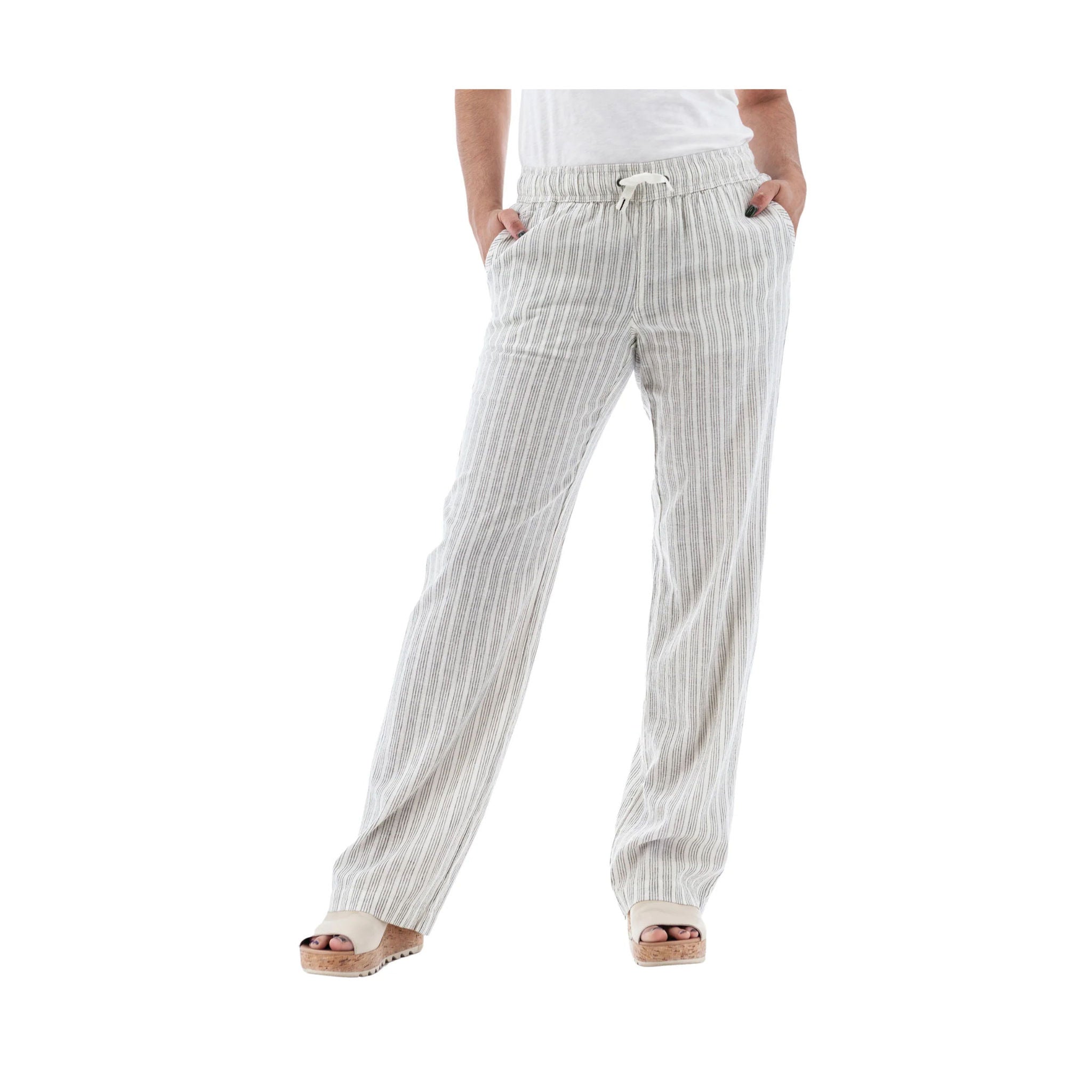 Aventura Women's Breeze Pant - Egret by Lenny's Shoe & Apparel