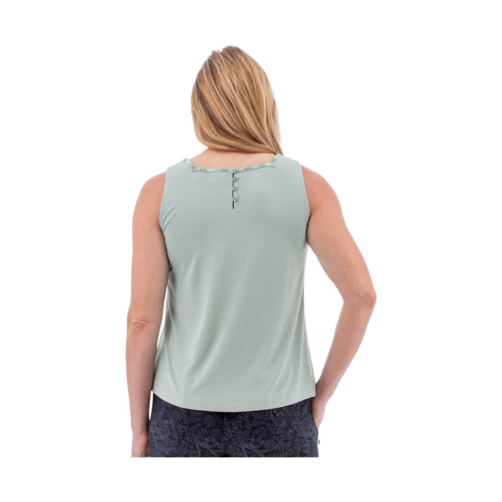 Aventura Women's Capella Tank Top - Grey Mist/Green by Lenny's Shoe & Apparel