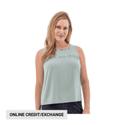 Aventura Women's Capella Tank Top - Grey Mist/Green by Lenny's Shoe & Apparel