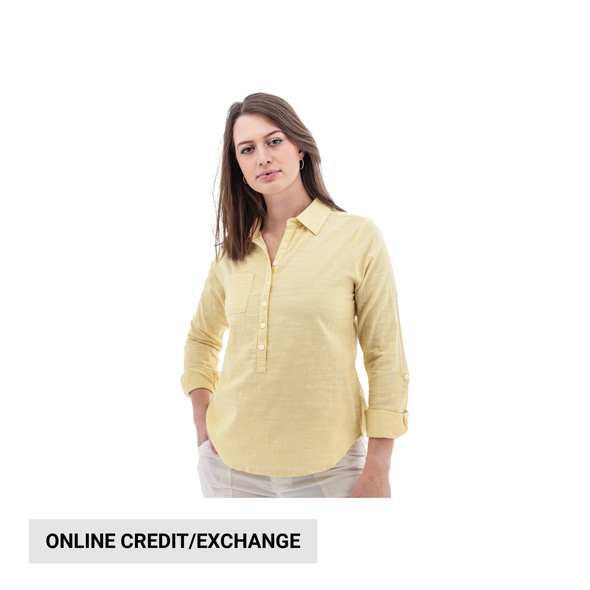 Aventura Women's Devon Popover Top - Golden Haze by Lenny's Shoe & Apparel