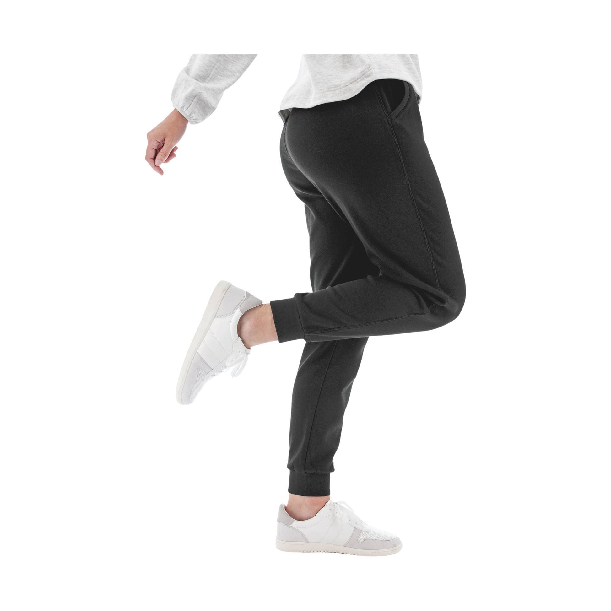 Aventura Women's Dog Walker Fleece Jogger - Black by Lenny's Shoe & Apparel