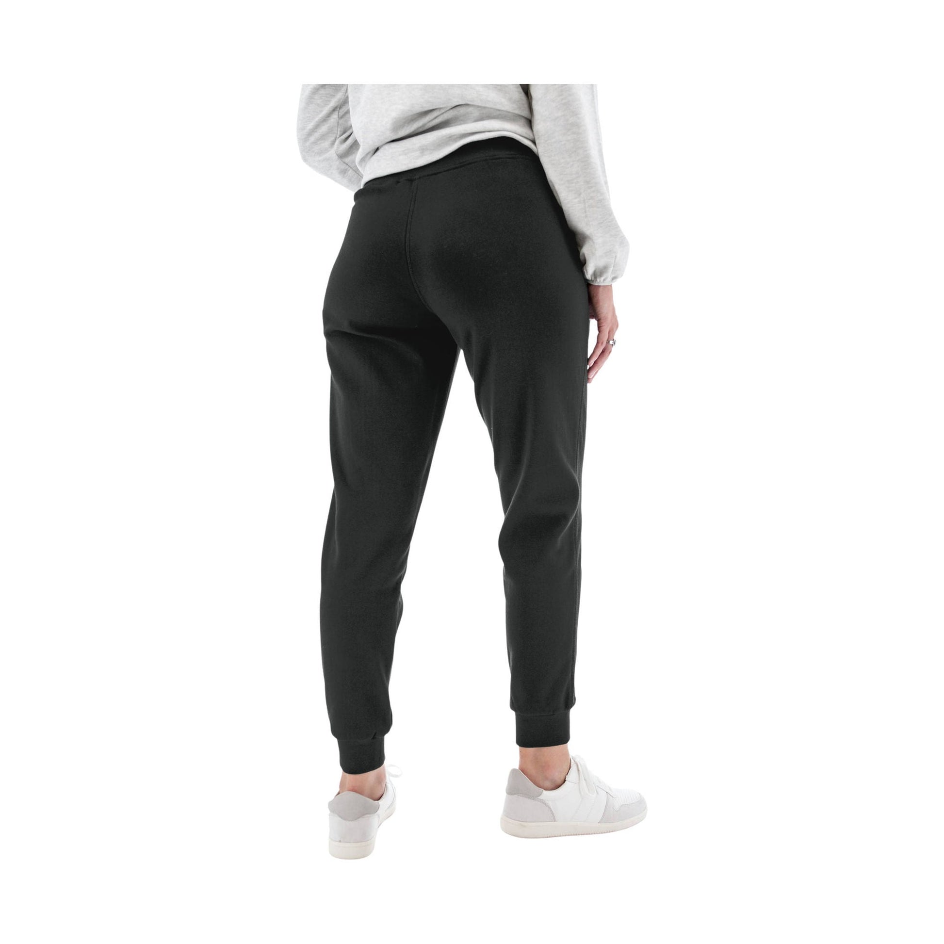 Aventura Women's Dog Walker Fleece Jogger - Black by Lenny's Shoe & Apparel