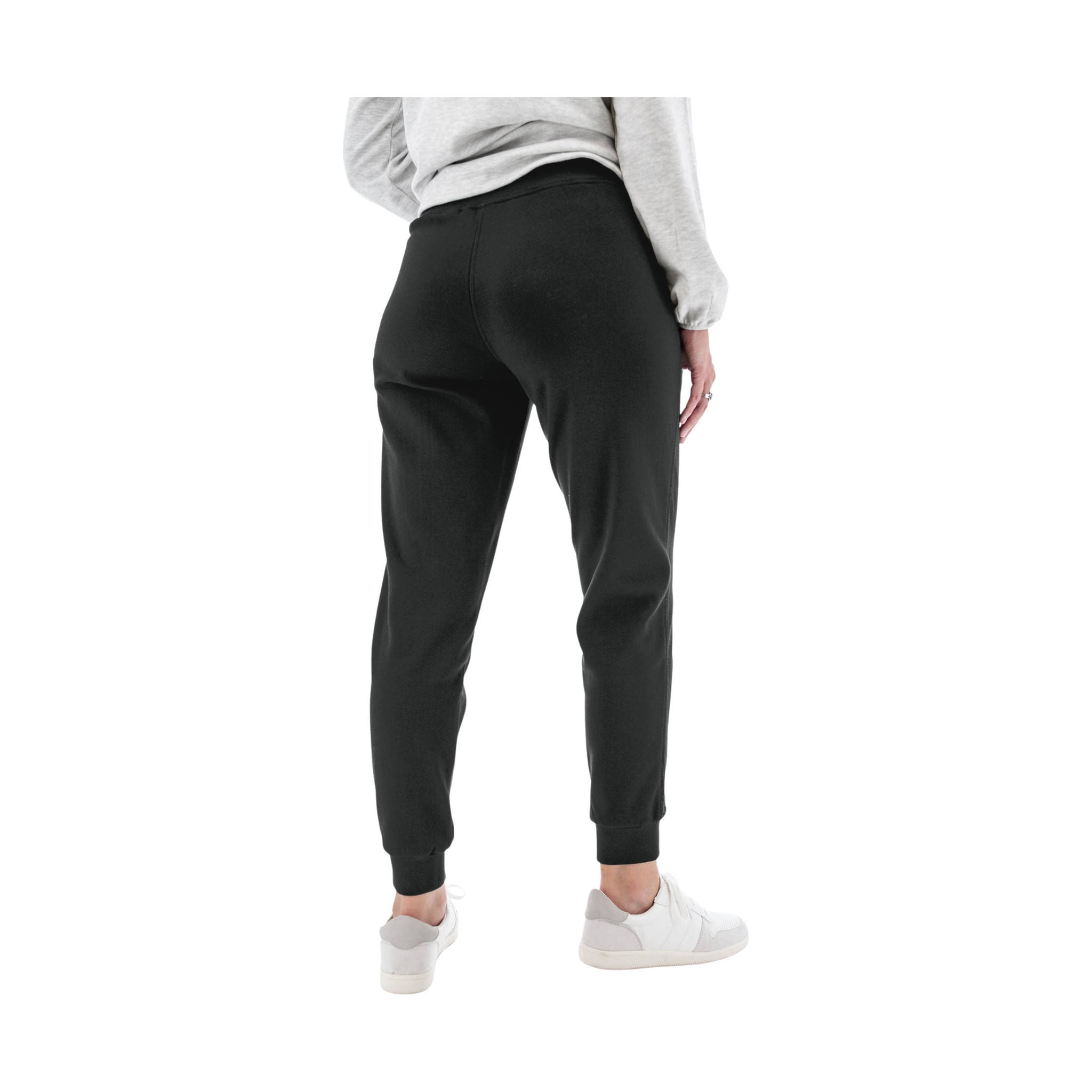 Aventura Women's Dog Walker Fleece Jogger - Black by Lenny's Shoe & Apparel