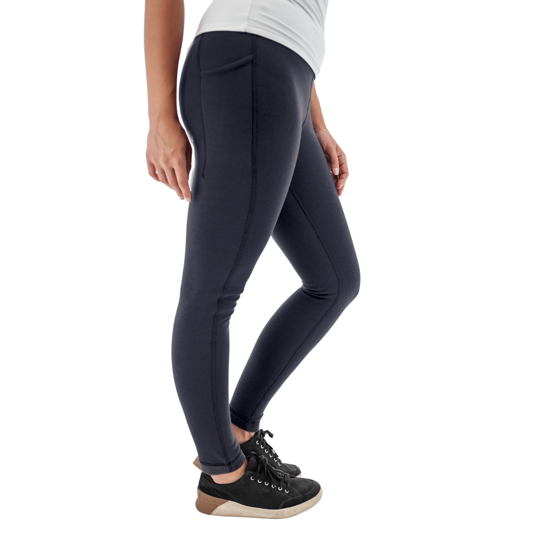 Aventura Women's Dog Walker Fleece Legging - Sky Captain by Lenny's Shoe & Apparel