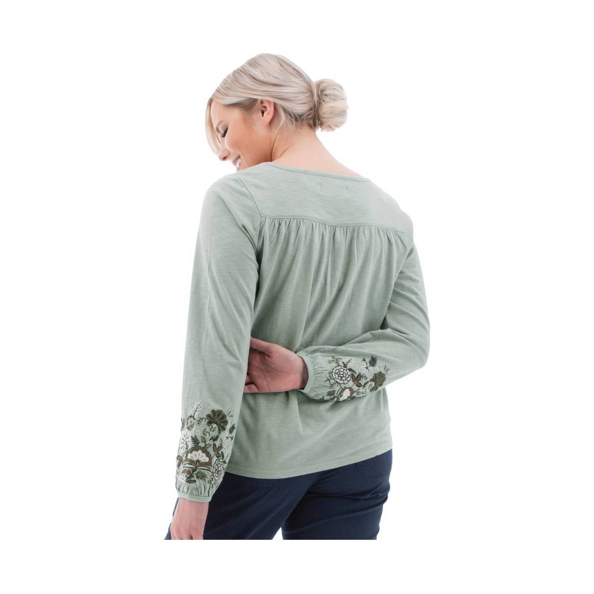Aventura Women's Kateri Long Sleeve Top - Grey Mist by Lenny's Shoe & Apparel