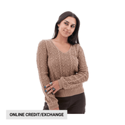 Aventura Women's Kincade Organic Cotton Sweater - Chanterelle by Lenny's Shoe & Apparel