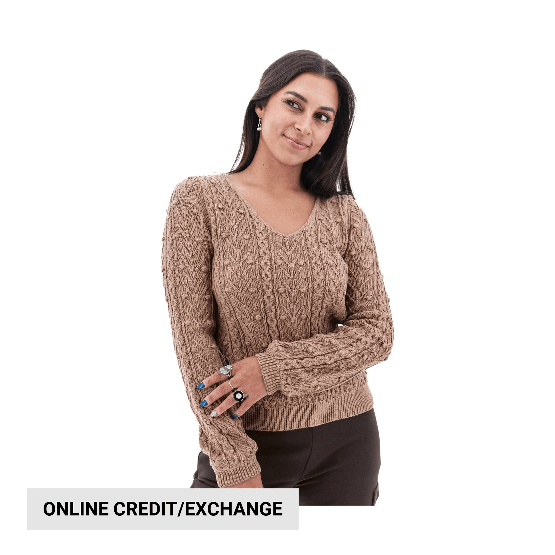 Aventura Women's Kincade Organic Cotton Sweater - Chanterelle by Lenny's Shoe & Apparel