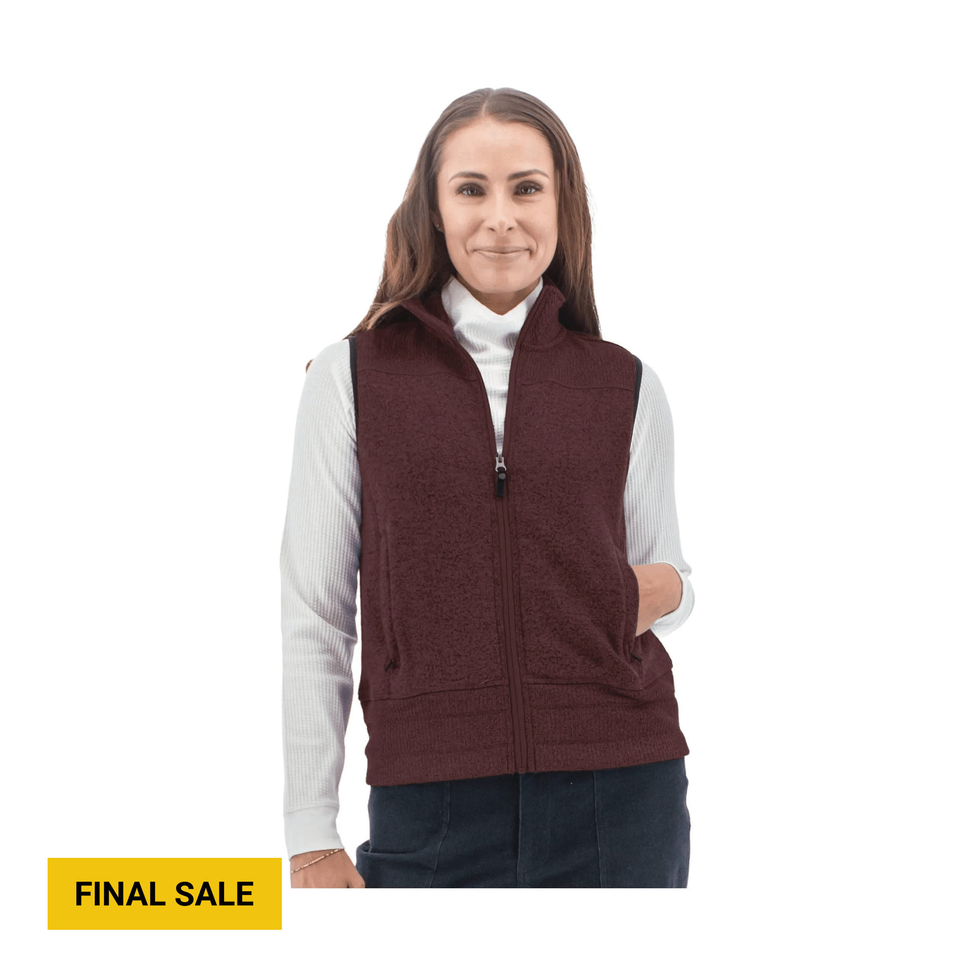 Aventura Women's Kinsley Vest - Catawba Grape by Lenny's Shoe & Apparel