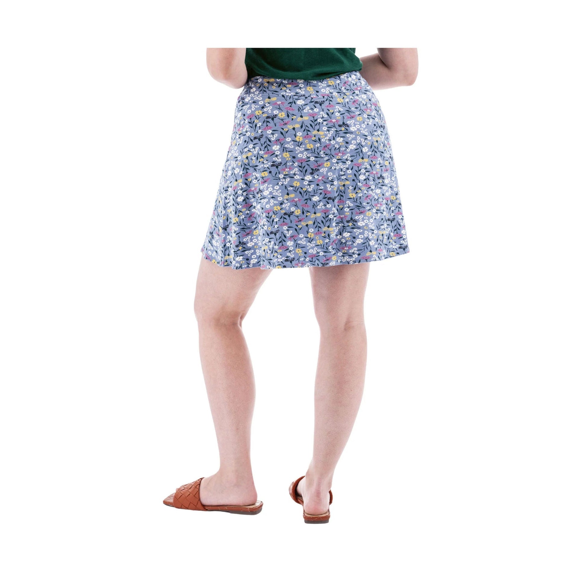 Aventura Women's Linden Print Swing Skort - Blue Fog by Lenny's Shoe & Apparel