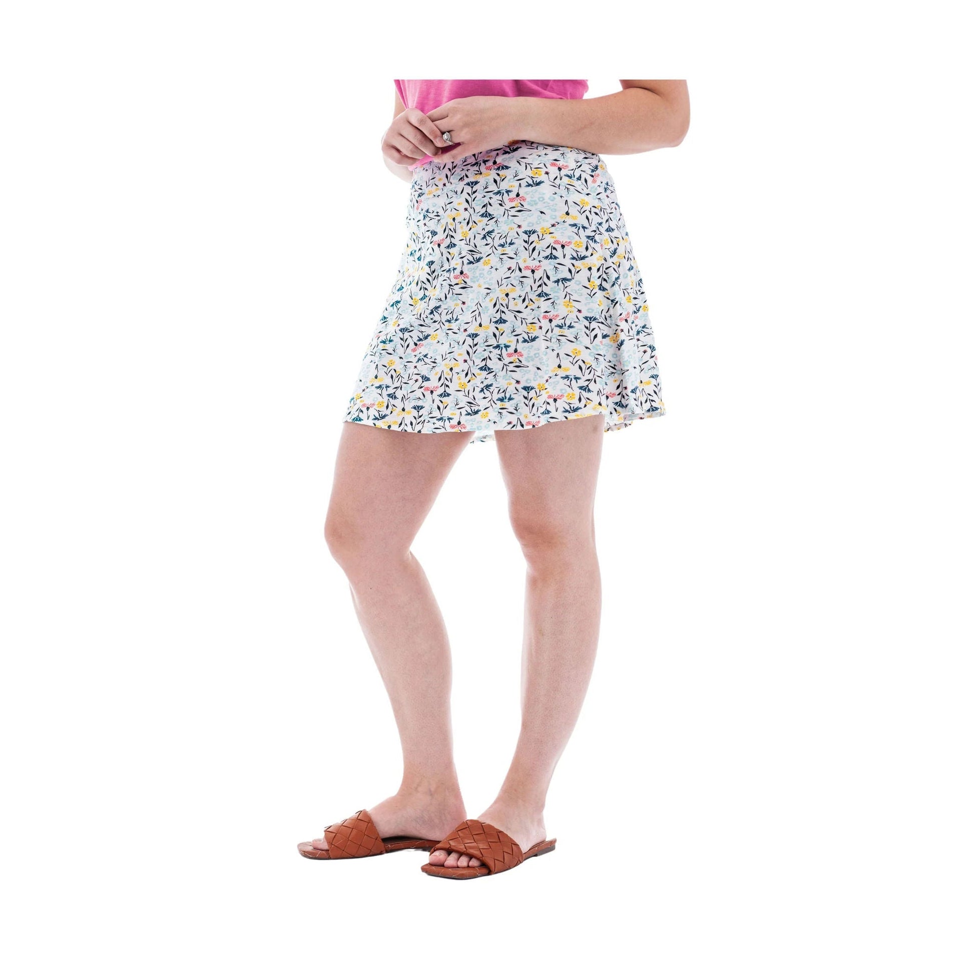 Aventura Women's Linden Print Swing Skort - Multi by Lenny's Shoe & Apparel