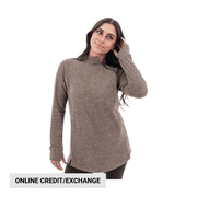 Aventura Women's McKenna Fleece Tunic - Black Coffee by Lenny's Shoe & Apparel