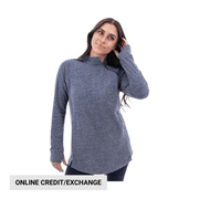 Aventura Women's McKenna Fleece Tunic - Peacoat by Lenny's Shoe & Apparel