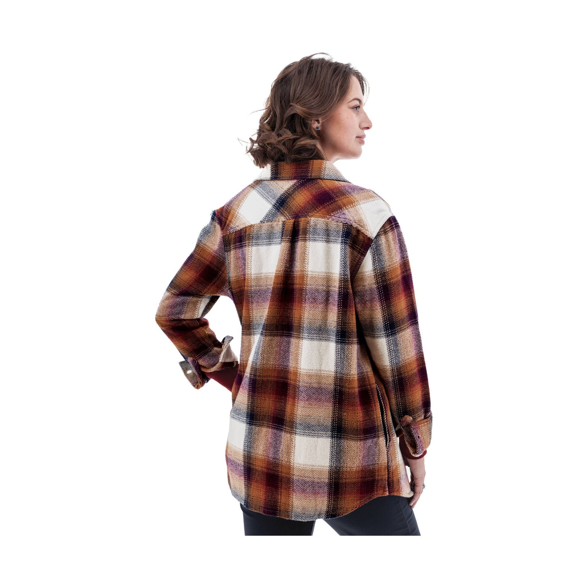 Aventura Women's Overton Organic Big Shirt - Brown by Lenny's Shoe & Apparel