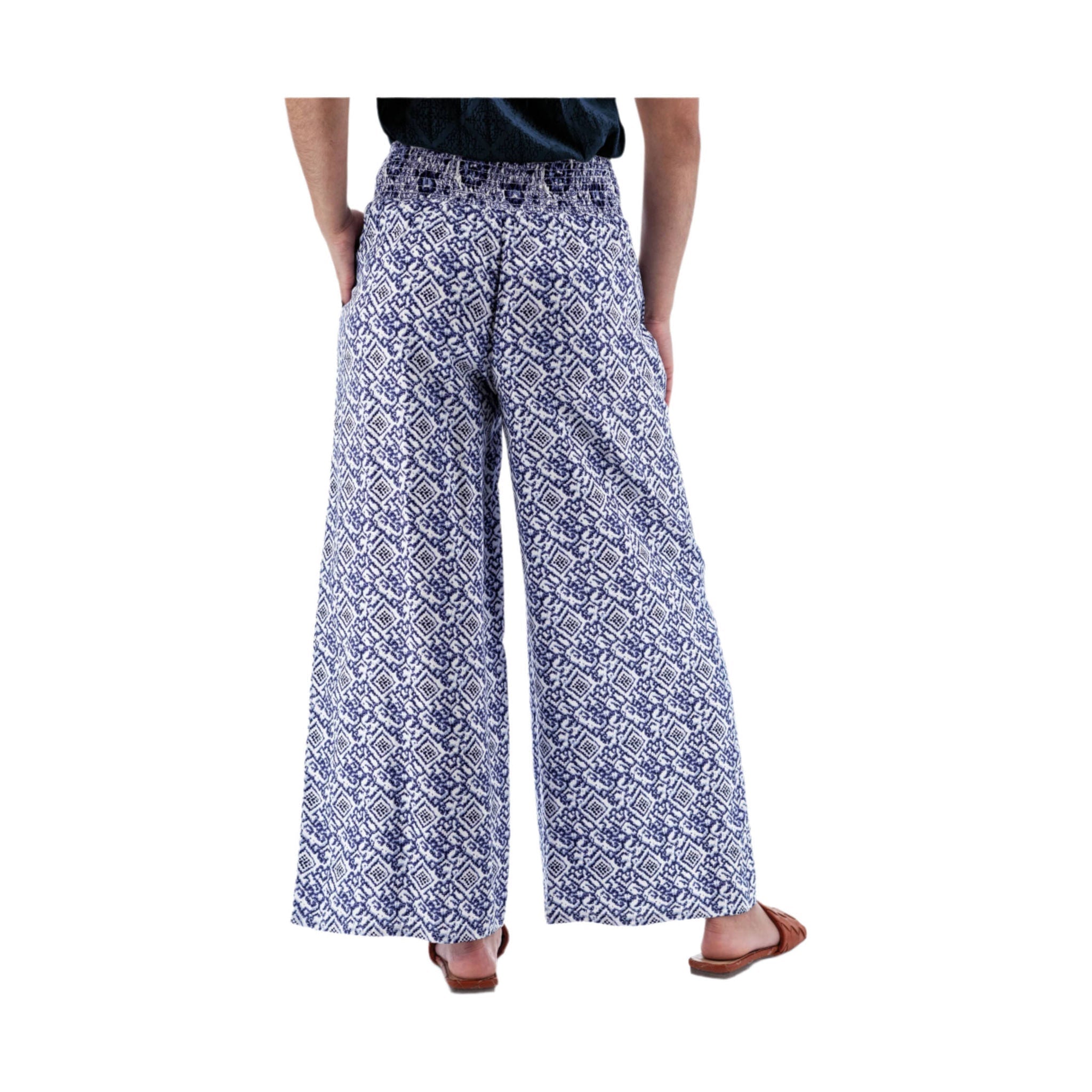 Aventura Women's Portofino Palazzo Pant - Sky Captain by Lenny's Shoe & Apparel