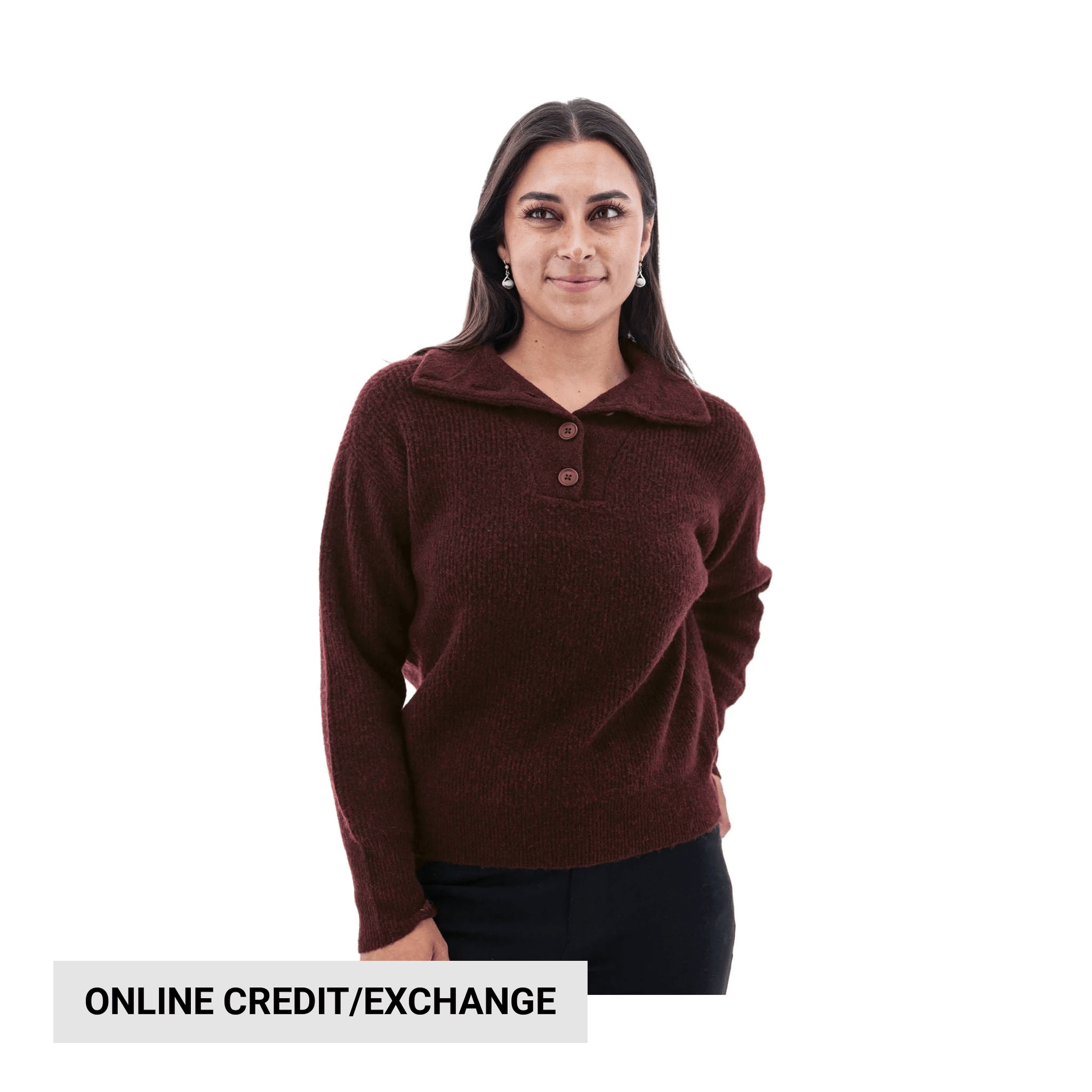 Aventura Women's Quincy Sweater - Sun-Dried Tomato by Lenny's Shoe & Apparel
