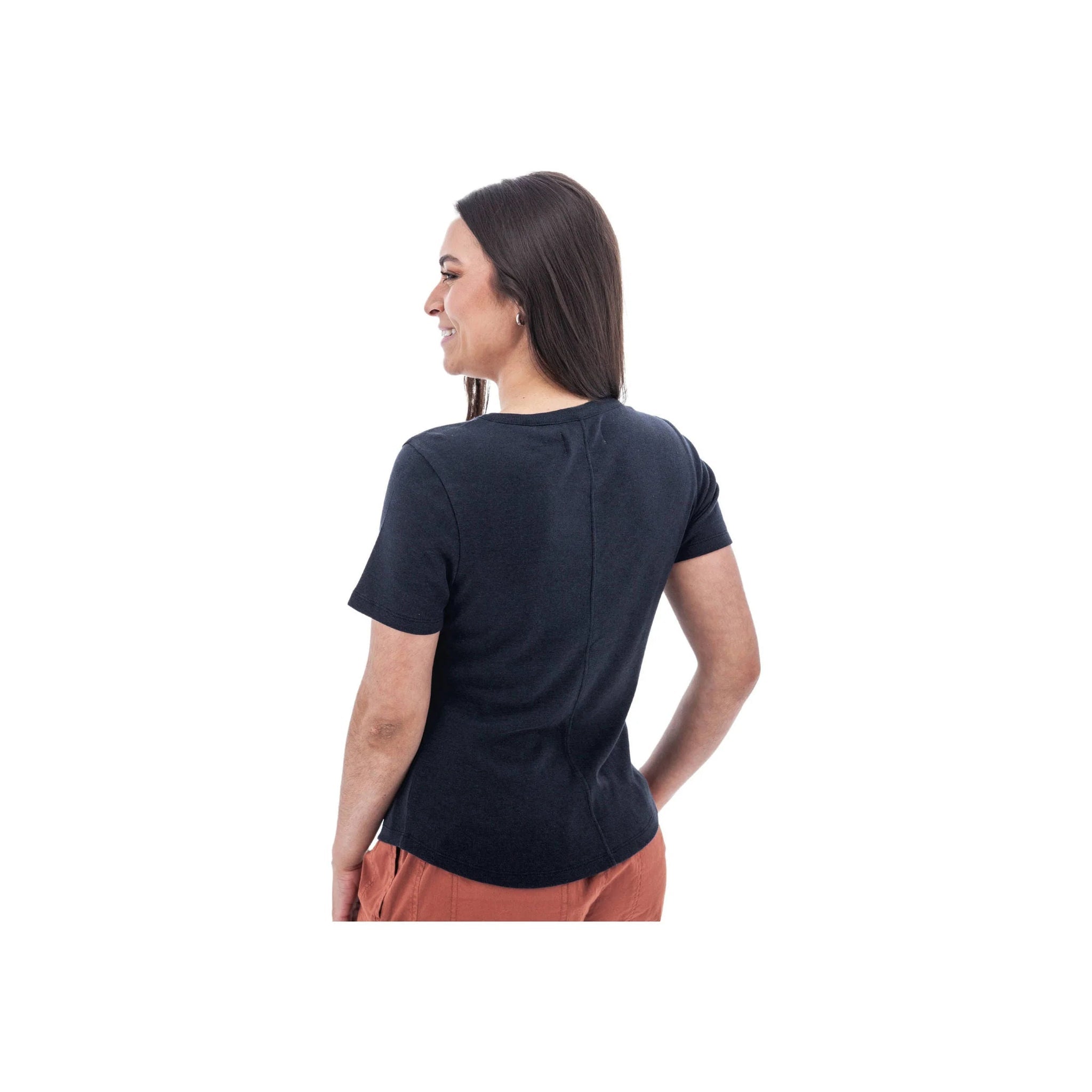 Aventura Women's Sandia Henley Tee - Sky Captain by Lenny's Shoe & Apparel