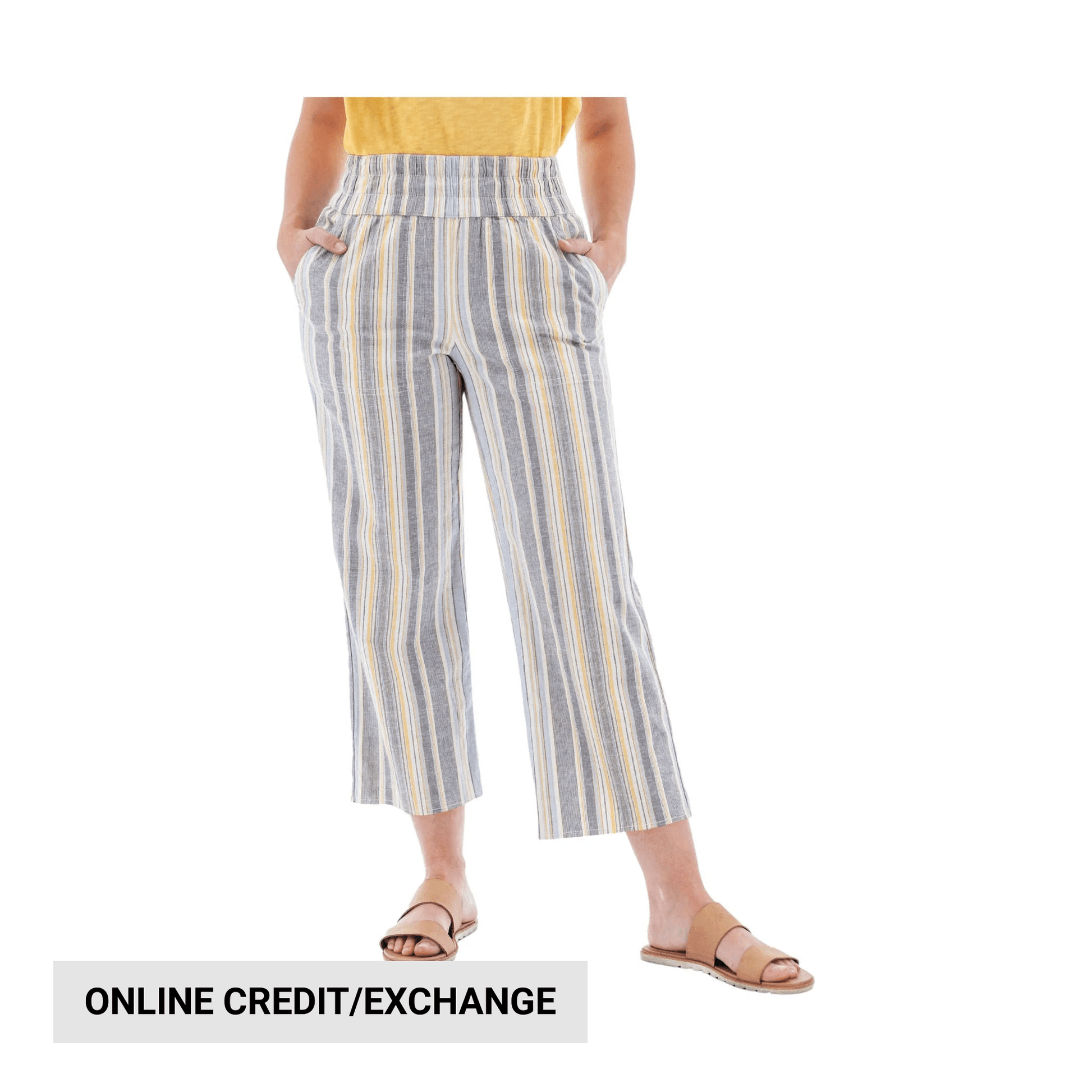 Aventura Women's Shoreline Crop Pant - Cashmere Blue by Lenny's Shoe & Apparel